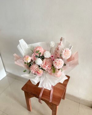 Pinky Artificial Bouquet Large
