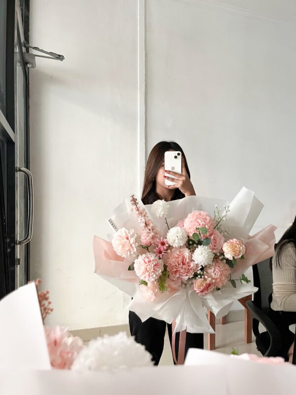 Pinky Artificial Bouquet Large - Image 2