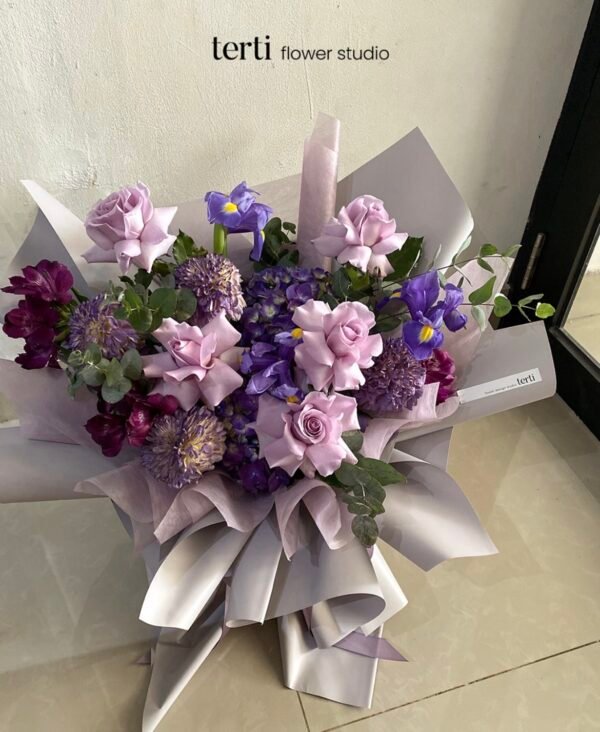 Blue Iris Bouquet