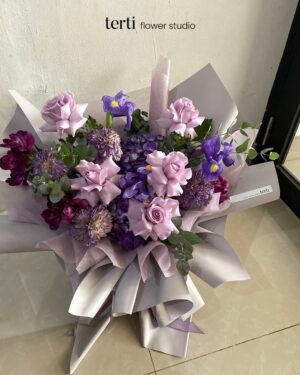 Blue Iris Bouquet Medium