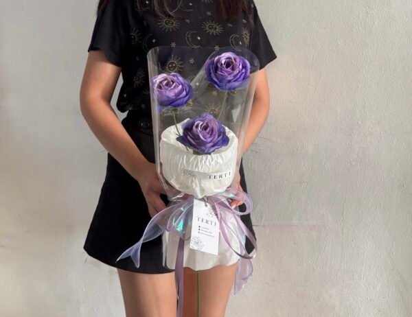 Triplet Rose Artificial