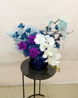 rangkaian vase dekorasi meja