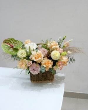 Flower Basket (Choose your colour)
