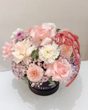 Pink Blush Round Box